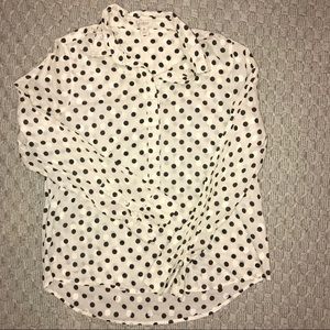 J. Crew Polka Dot Tunic